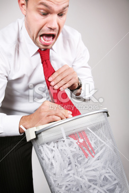 Necktie in the Shredder!